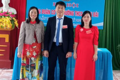 Đại hội Công đoàn Cơ sở Trường THCS Xuân Đài NK 2023-2028