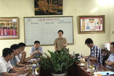 Trường THCS Xuân Đài đón đoàn kiểm tra Kiểm định CL,CQG năm 2023